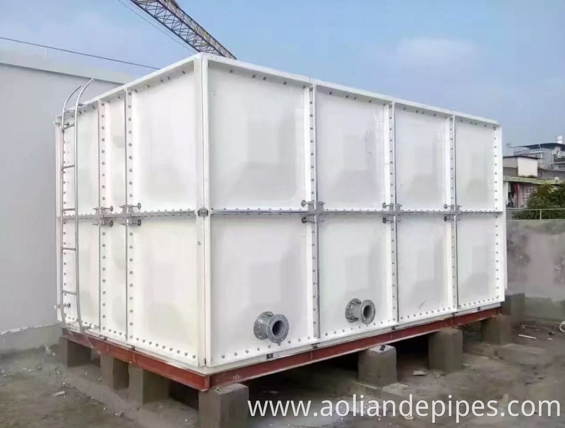 150m3 GRP panel water tank FRP modular water tank